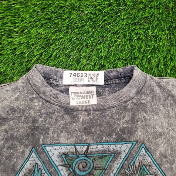 Vintage Native-American Arizona Shirt Women L/XL 23x25 Baggy - Picture 11 of 13